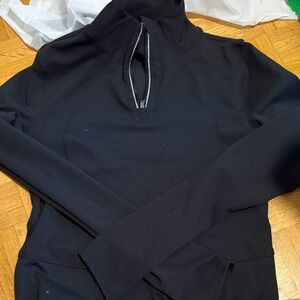 90 Degree By Reflex Men's Black Zip-Up Sweater